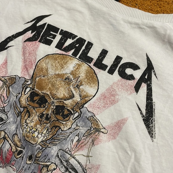 Metallica t shirt cropped size xs - Picture 2 of 2